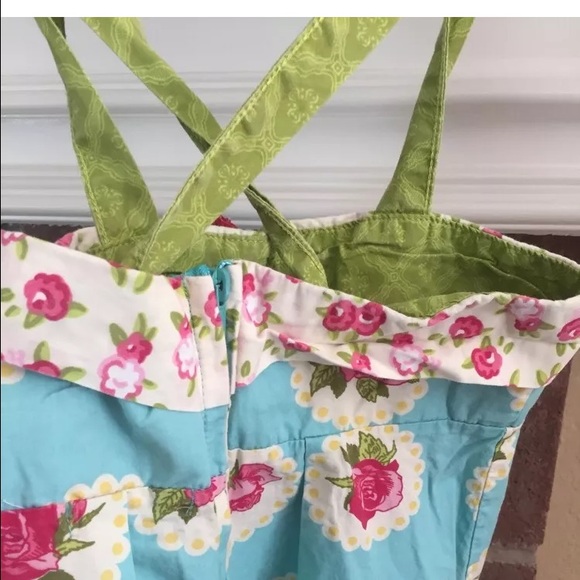 Jelly The Pug Darling SZ 8 Rose Blue Pink Dress - Picture 2 of 4