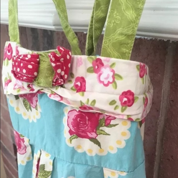 Jelly The Pug Darling SZ 8 Rose Blue Pink Dress - Picture 3 of 4