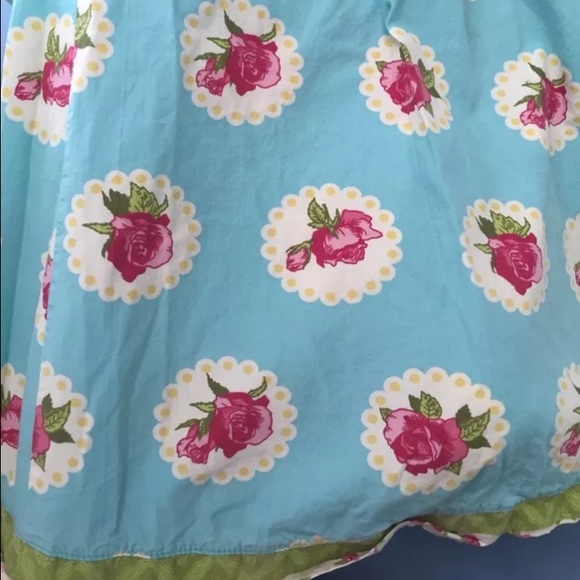 Jelly The Pug Darling SZ 8 Rose Blue Pink Dress - Picture 4 of 4