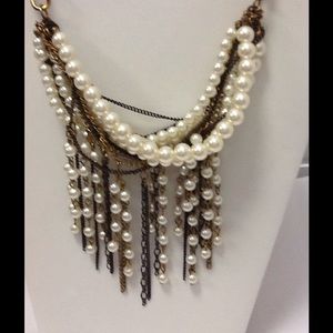 Necklace gold pearls necklace