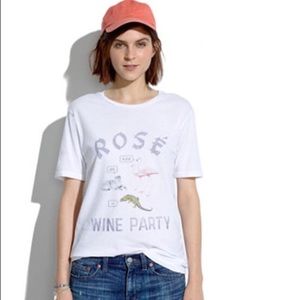 Madewell/ rxmance® 235 wine party tee