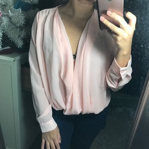 Baby Pink Chiffon Blouse