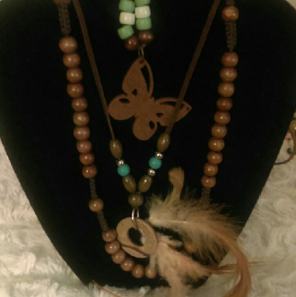 3 necklaces