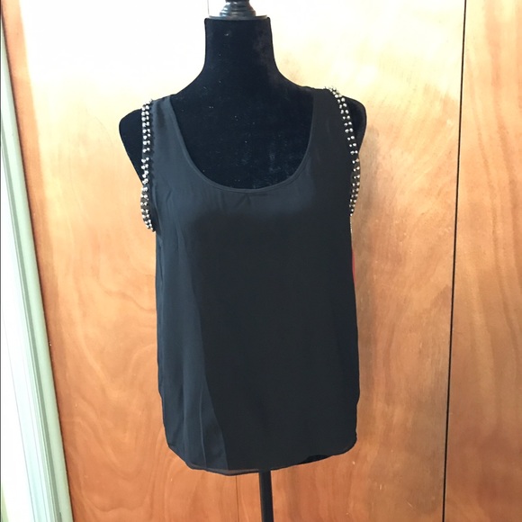 Black see through shirt