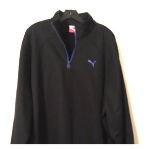 Men's Black Puma Pullover