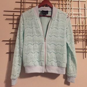 Lace Bomber Jacket ✨HP!✨