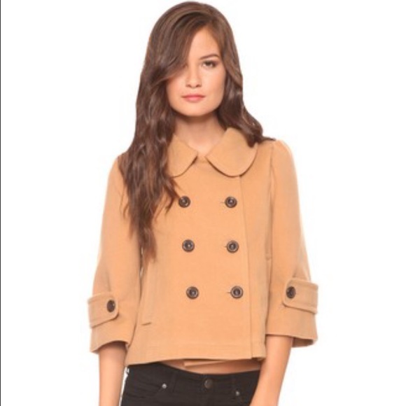 Forever 21 Camel Peacoat