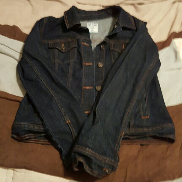 Old navy dark denim jean jacket