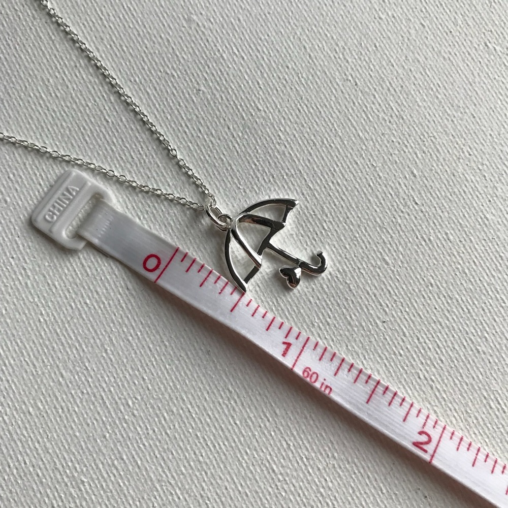 NEW Disney Theme Sterling Silver Umbrella Necklace - Picture 5 of 6