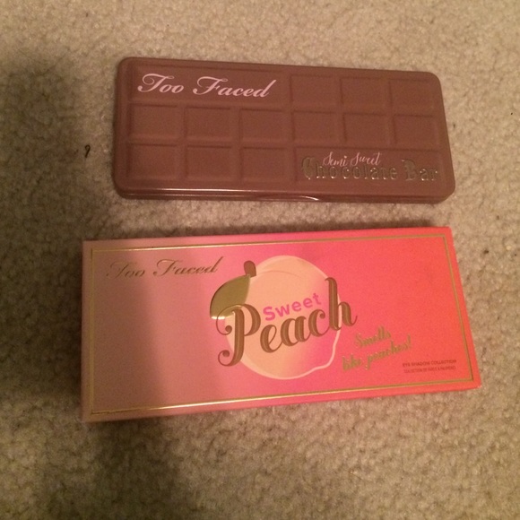 Semi Sweet Chocolate Bar and Sweet Peach Palette
