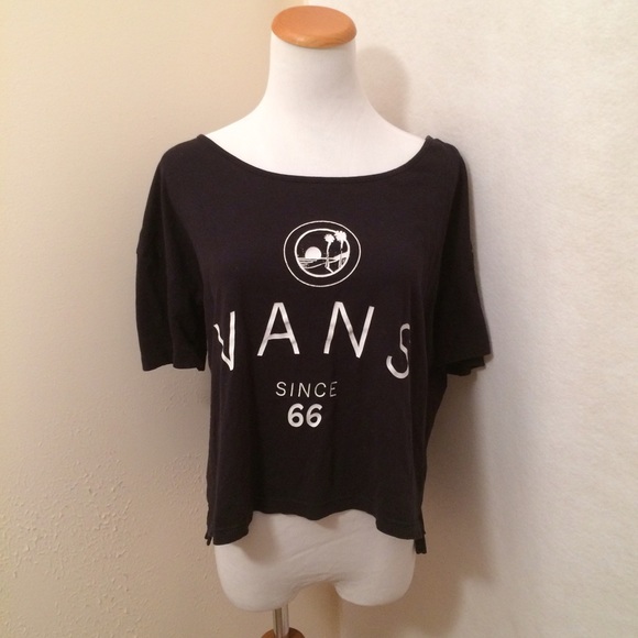 Vans Black Crop Top