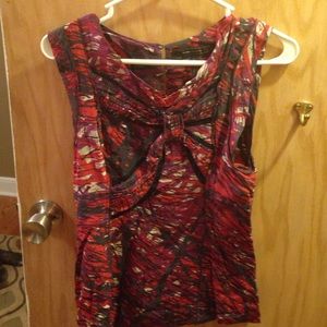 BCBGMAXAZRIA blouse w/black lace size s BCBGMAXAZRIA blouse w/black lace size s