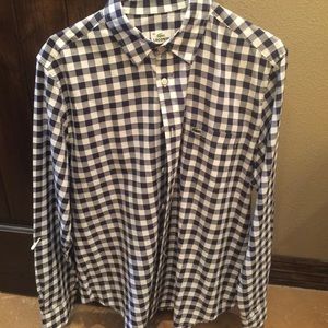 Lacoste Long Sleeve Button Up