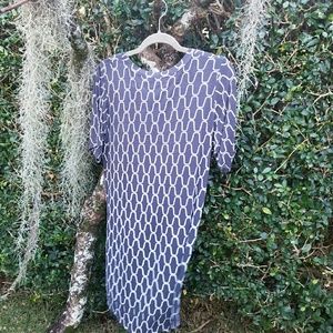 Ava Sky Jersey Shift Dress