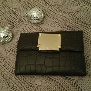 Jill Stuart Black Leather Wallet