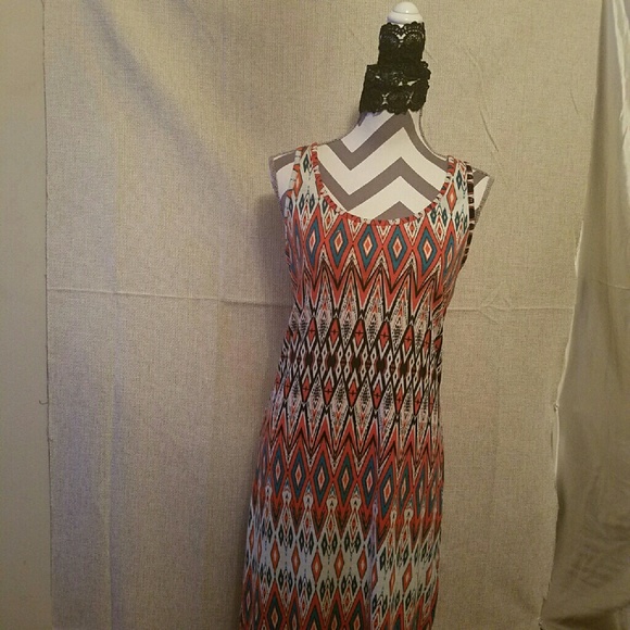Geometric Print Maxi
