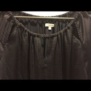 Black Blouse with Chain Detail from Stitch Fix L