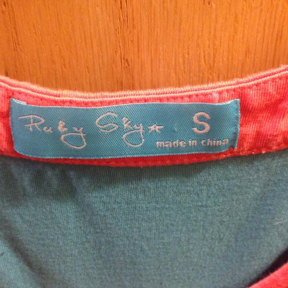 Urban Outfitters color blocked tunic size s - Picture 2 of 3