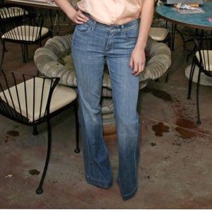 7 For All Mankind "Ginger" High Rise Flares