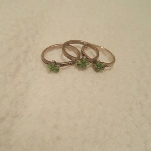 Set of three rings