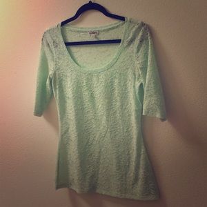 Express Mint Stretch Top