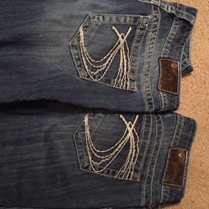 2 pairs of Silver Suki Bootcut Jeans