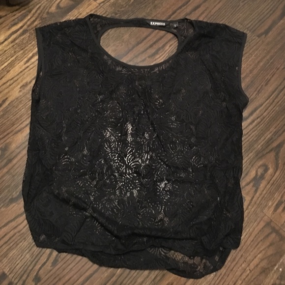 Black Lace Top