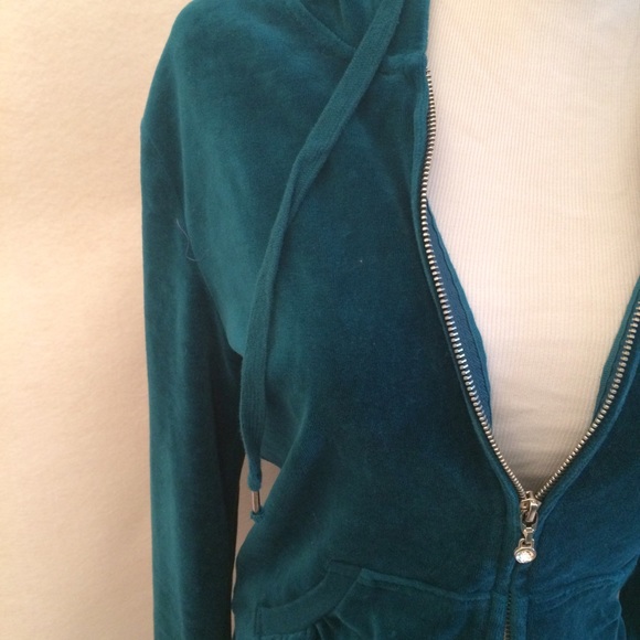 BCBG Velour/Velvet Track Jacket - Picture 3 of 3