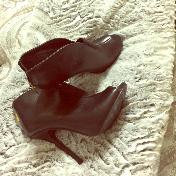 Guess Peep Toe Booties