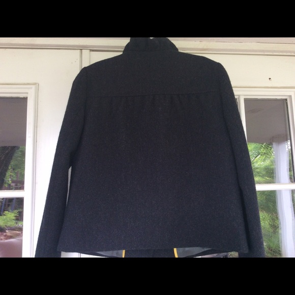 J. Crew Fiona Ruffle Jacket/coat sz 2 - Picture 3 of 4