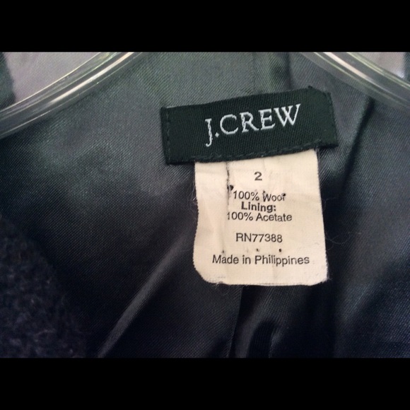 J. Crew Fiona Ruffle Jacket/coat sz 2 - Picture 4 of 4