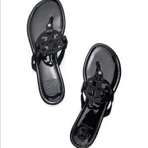 Tory Burch Miller Sandal Patent Leather 10