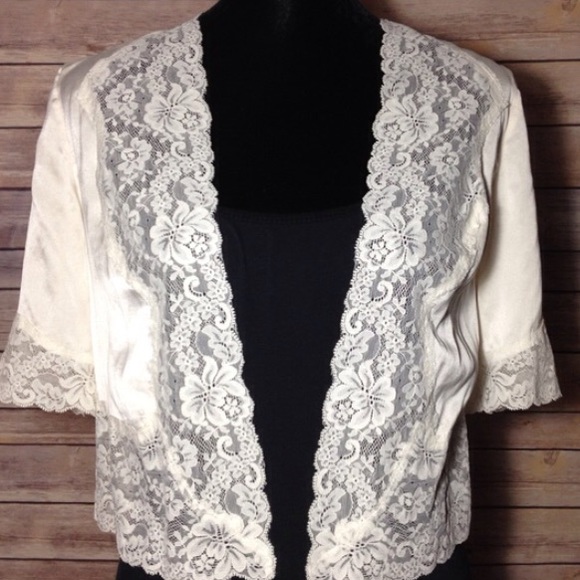 EXPRESS DESIGN STUDIO silk lace shrug