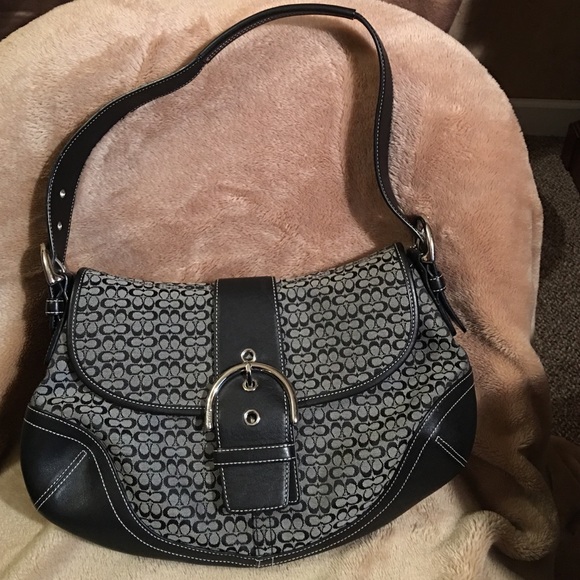 COACH Black Leather Hobo bag (Authentic) - Picture 1 of 4