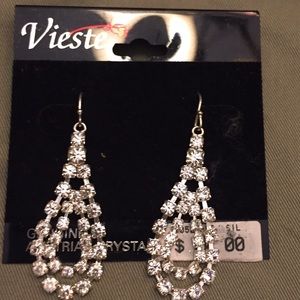 Vieste Rhinestone Earrings Austrian crystal