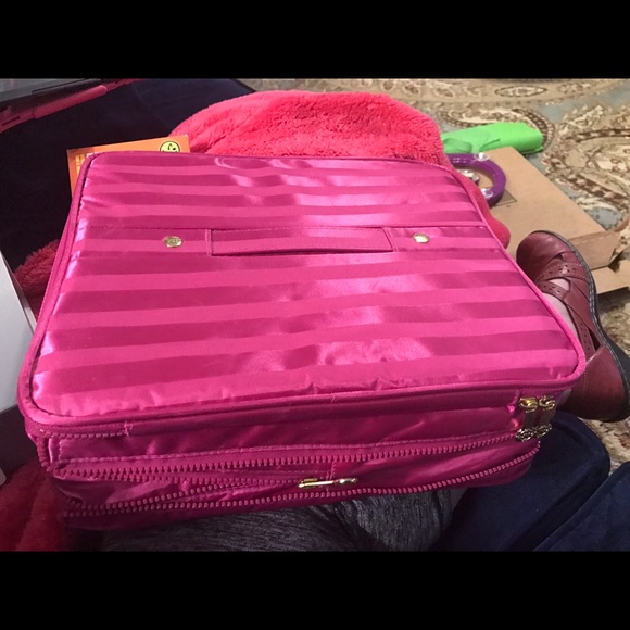 Joy Mangano pink jewelry organizer