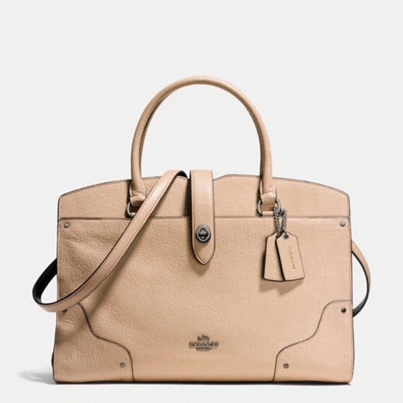 💯% Authentic Grain Leather Mercer Satchel