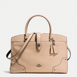 💯% Authentic Grain Leather Mercer Satchel