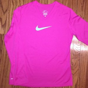 💰👇🏻 NIKE Girls Long Sleeve T. Size Large
