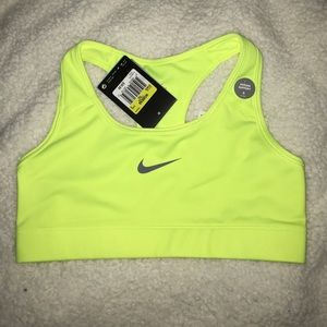 Brand new S Nike neon sports bra