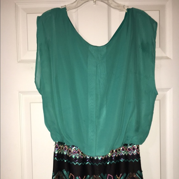 tight skirt flowing top