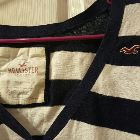 Navy and white striped sweater - Picture 2 of 2