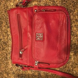 Red Giani Bernini Cross Body Purse