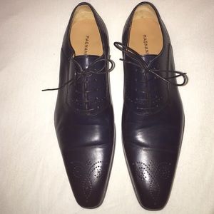 Magnanni Men's Loafers in Navy Blue