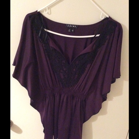 Purple top.