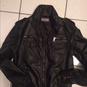 Faux Leather Jacket
