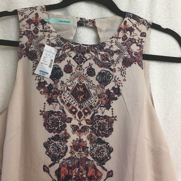Beautiful multi colored shirt from Maurice's NWT