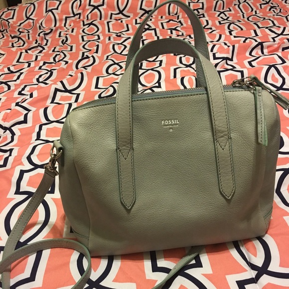 Fossil Sydney satchel and matching wallet