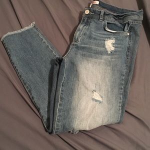 👖SALE👖Skinny boyfriend cropped ankle jeans