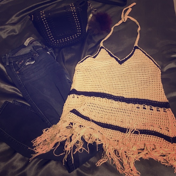 Crochet halter top